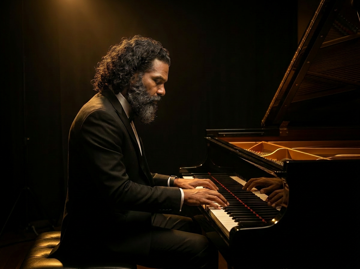 Philip Michael Thomas studio session